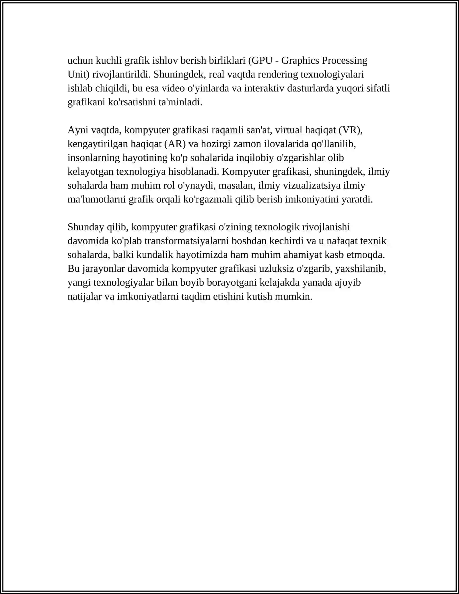 KOMPYUTER GRAFIKASIVA ULARNING TURLARI 4