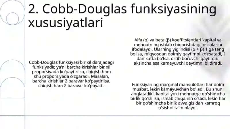 Kobb-Duglas funksiyasi 4