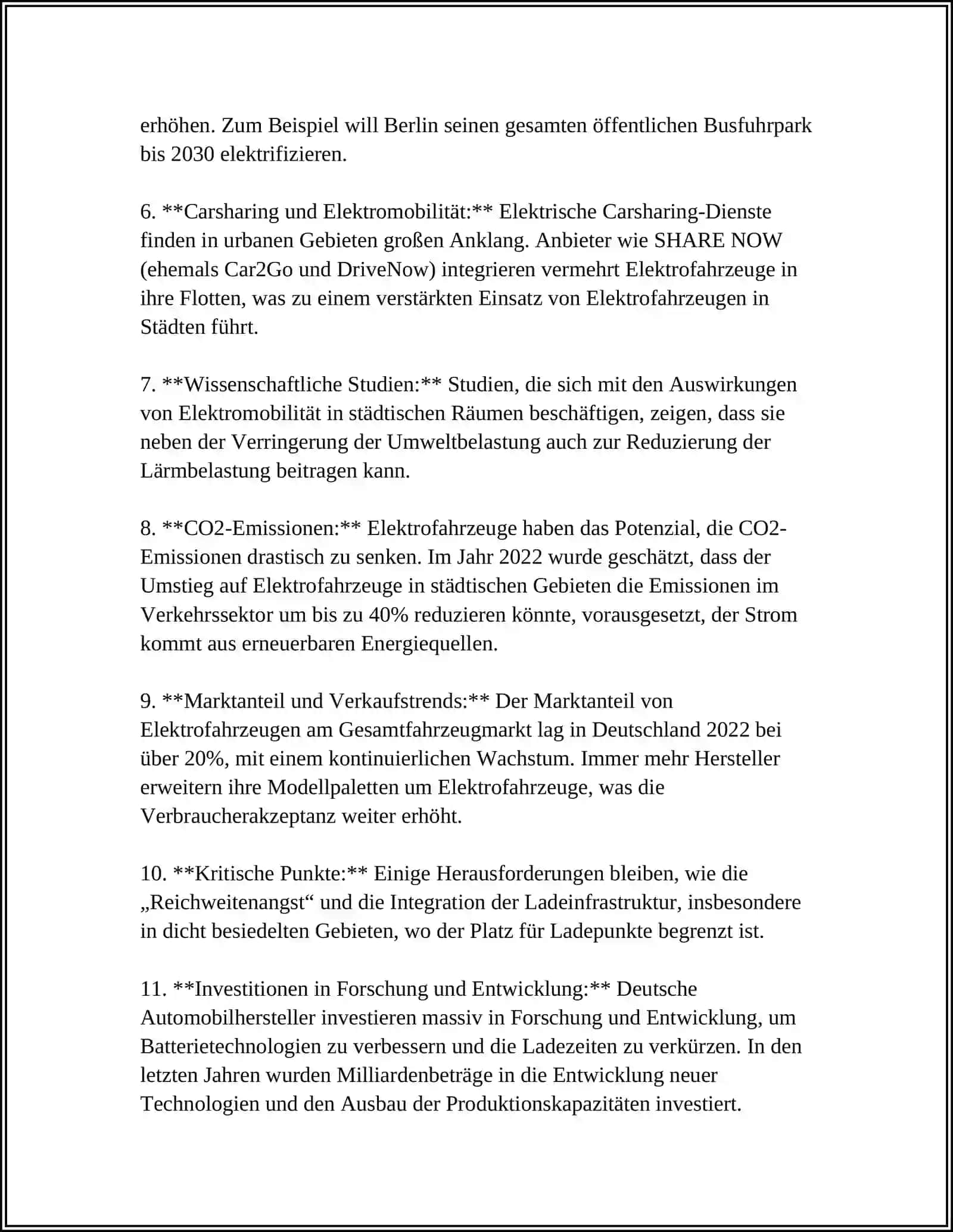 Elektromobilität im urbanen Raum 4