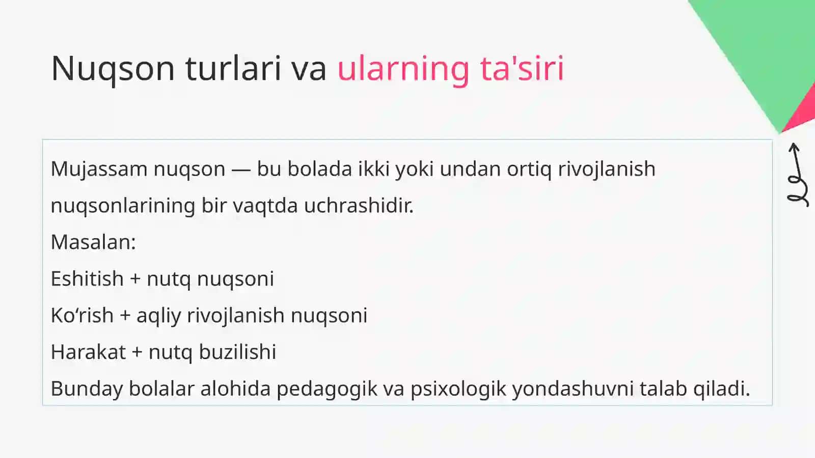Mujassam Nuqsonli Bolalar 4