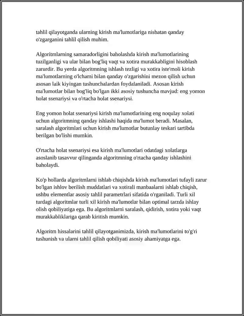 ALGARITM HISSALARI 4
