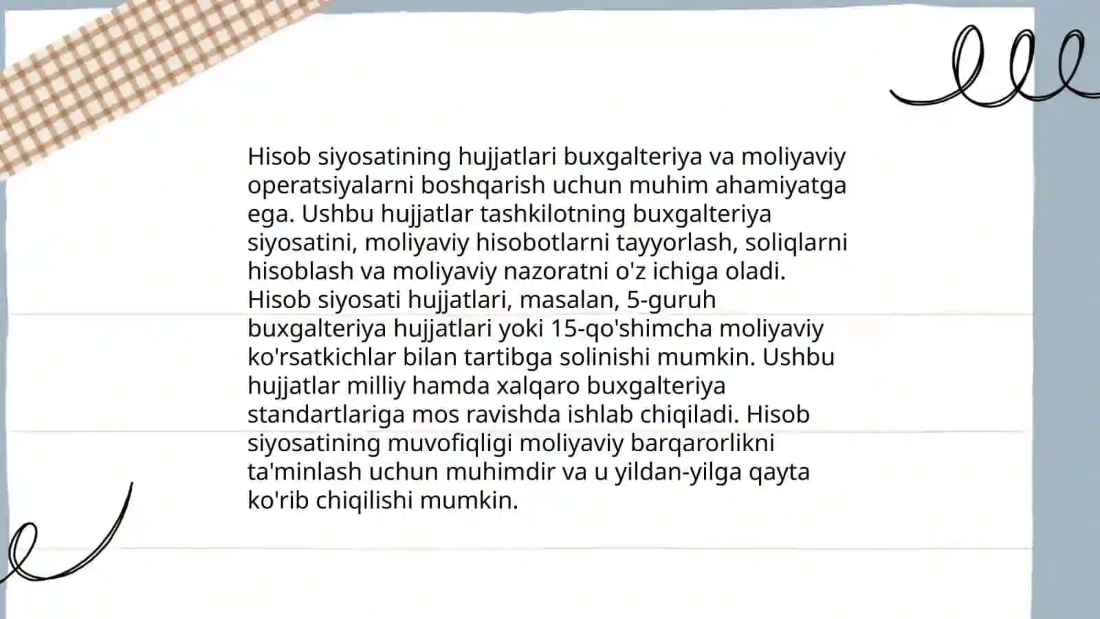 Hisob siyosati auditi 4