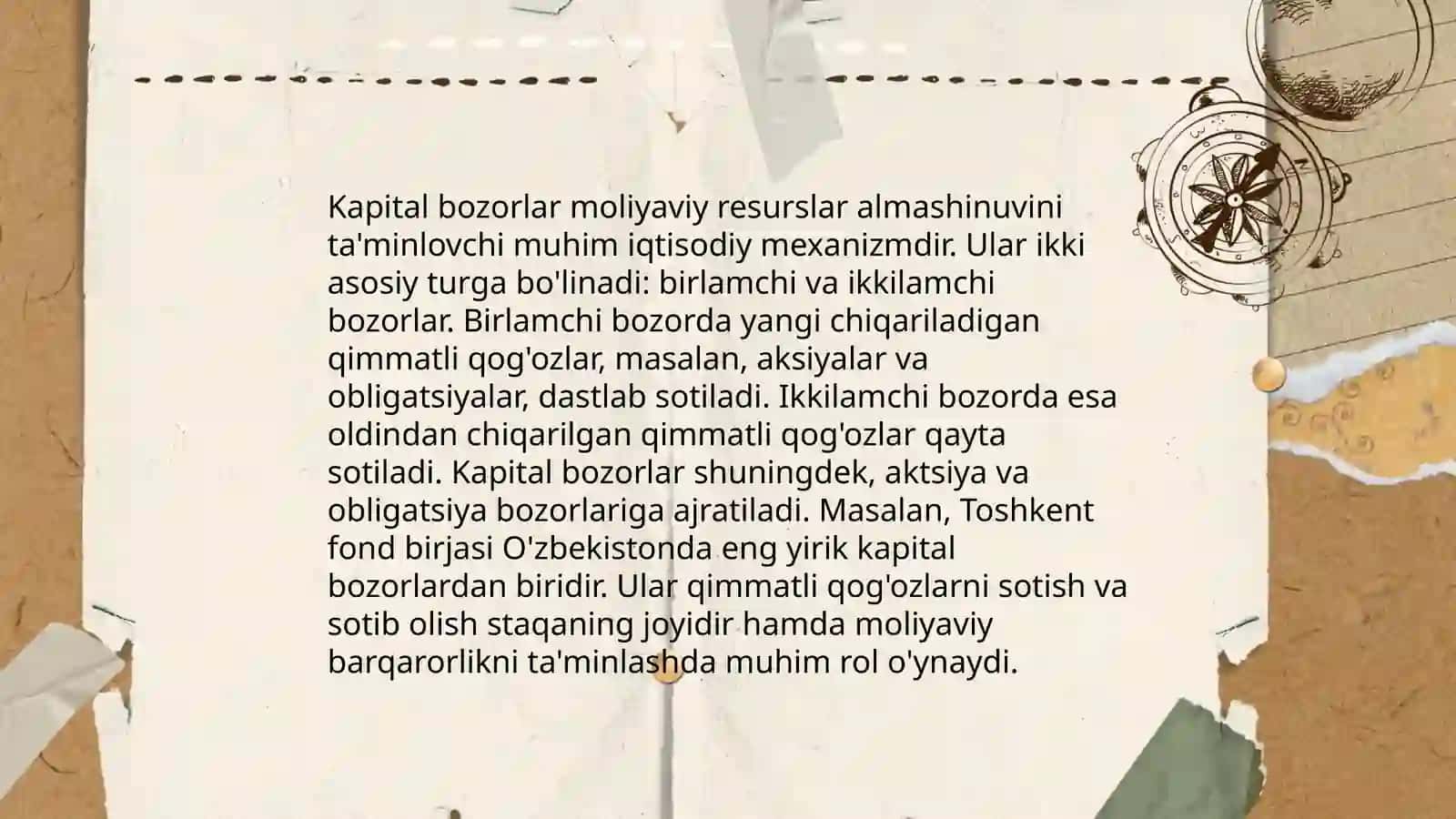 Kapital qo'yilmalar va kapital bozor 4