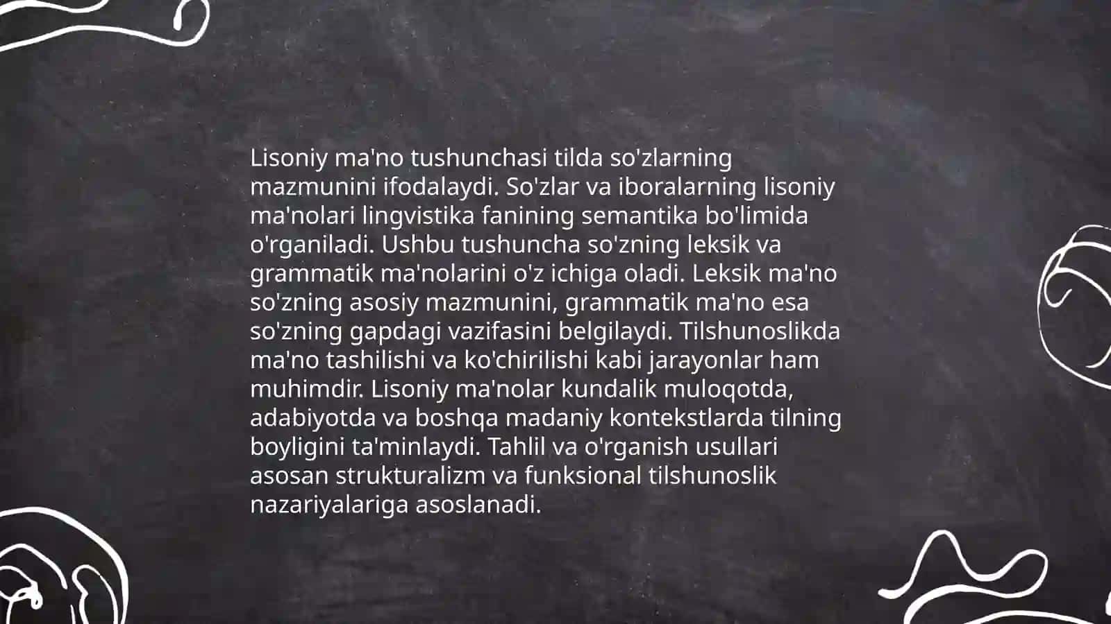Lisoniy shakl va lisoniy ma'no 4