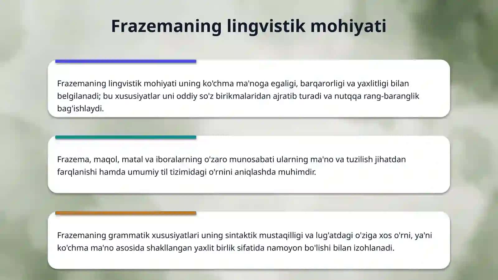 O'zbek adabiy tili fraziologiyasi 4