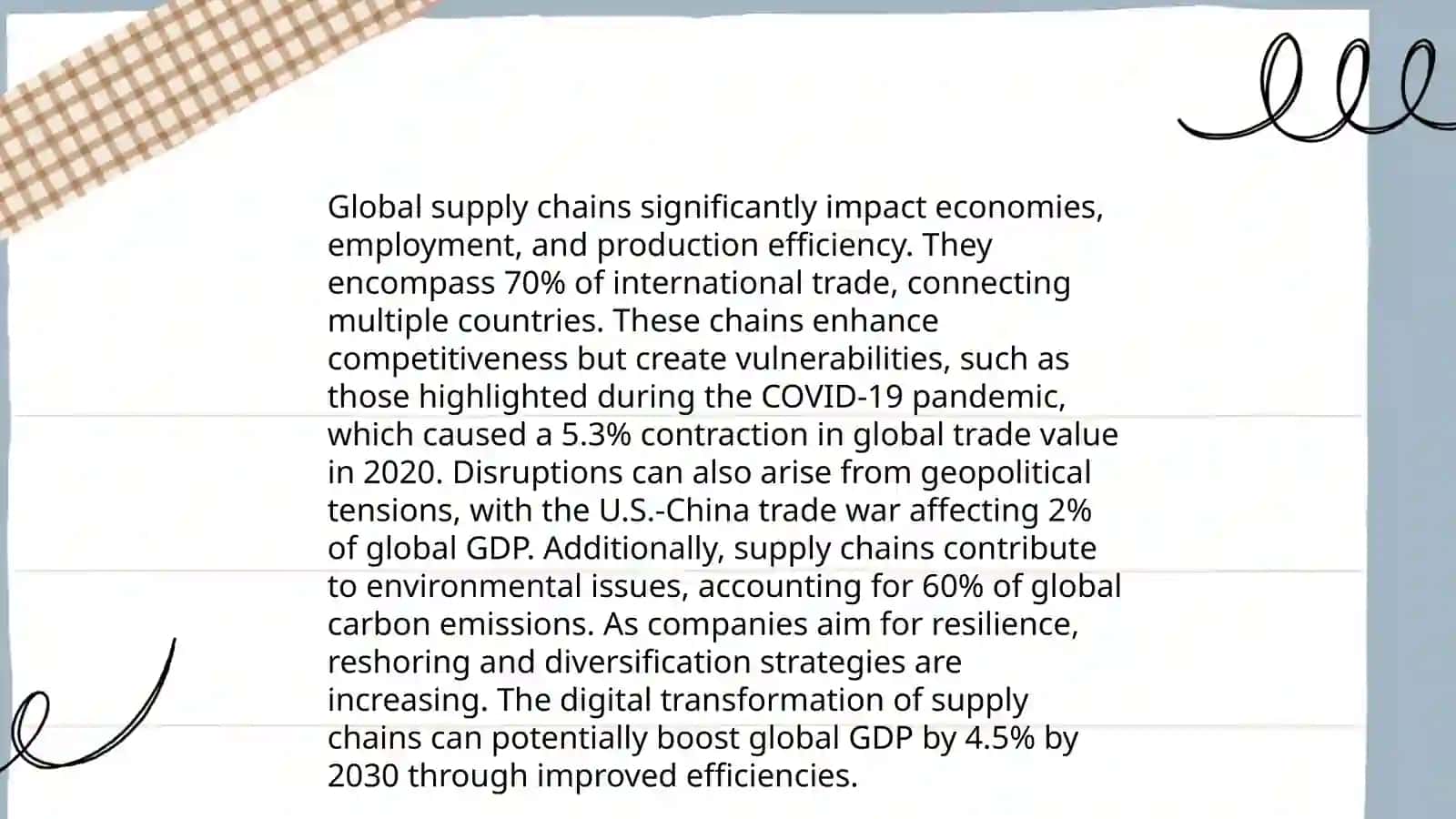 The effects of global buissness 4