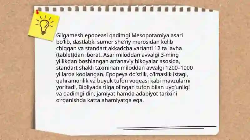 Qadimgi Sharq adabiyoti 4