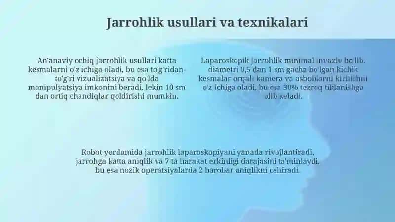 Xirurgiya fani haqida tushuncha 4