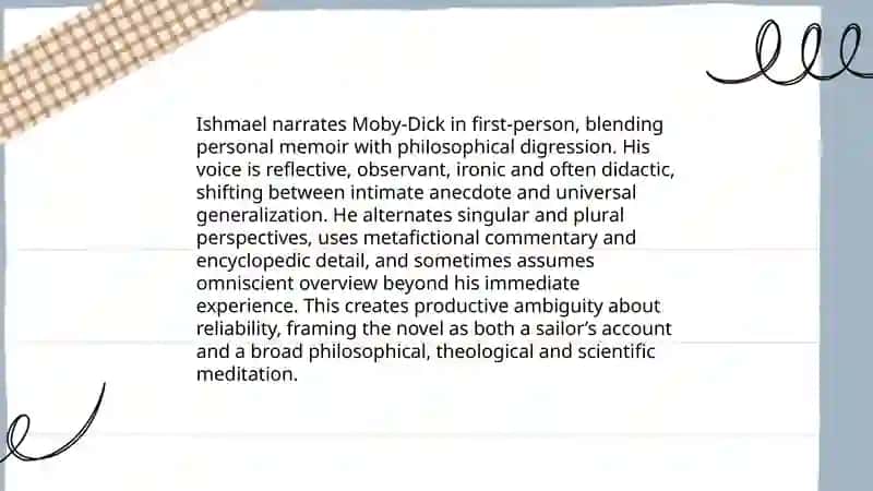 Ahab's monomaniacal obsession with Moby-Dick 4