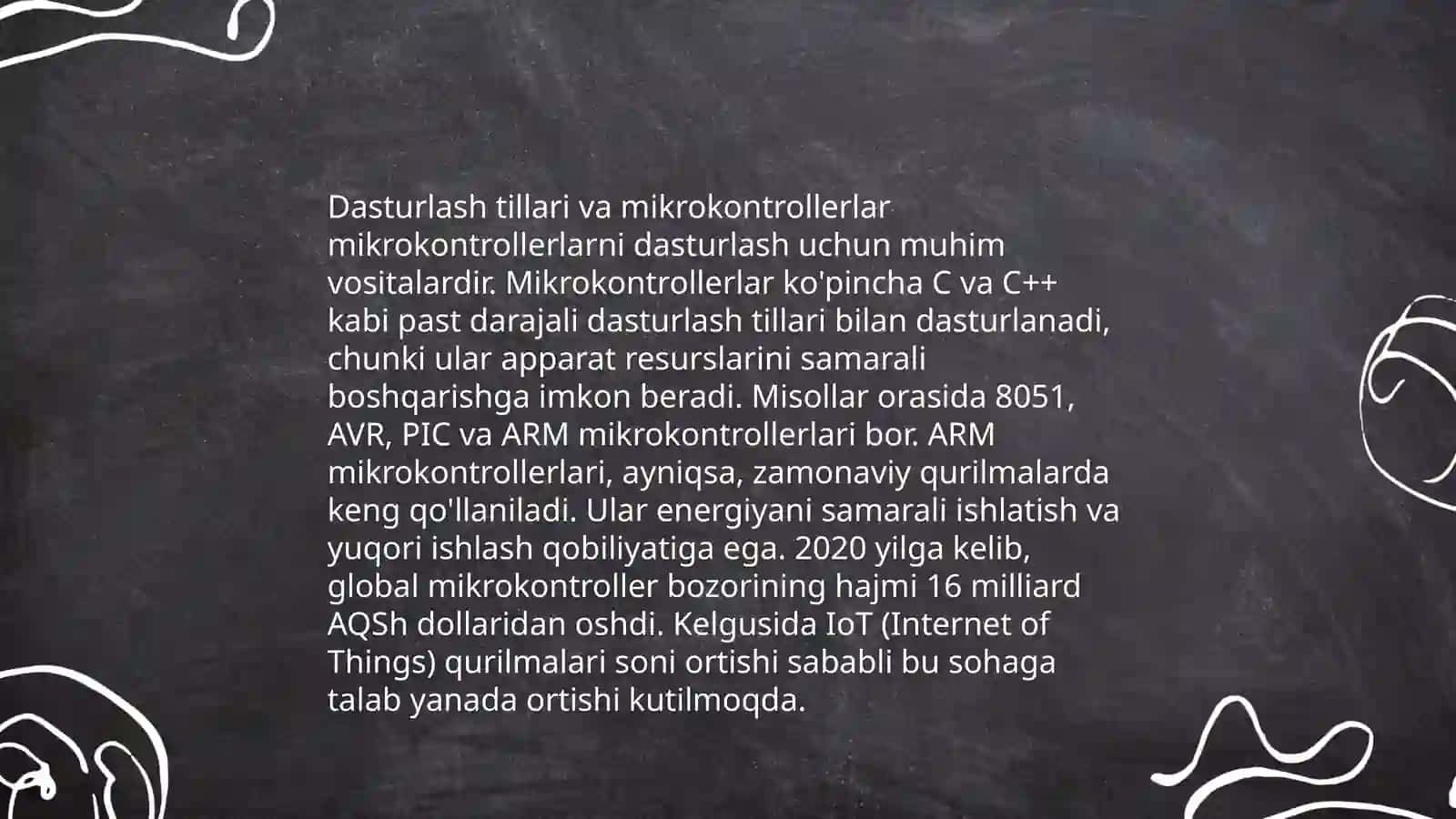 "Aqilli" qurilmalarni loyihalash va ishlash 4