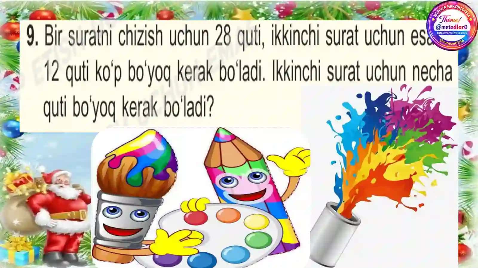 Uyg'uvazi fanini baholash 4