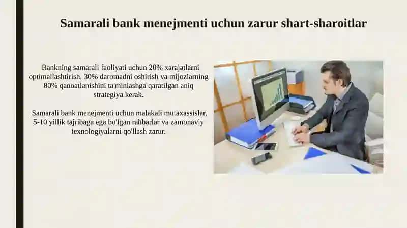 Banklar faoliyatida menejment va uning zarurligi 4