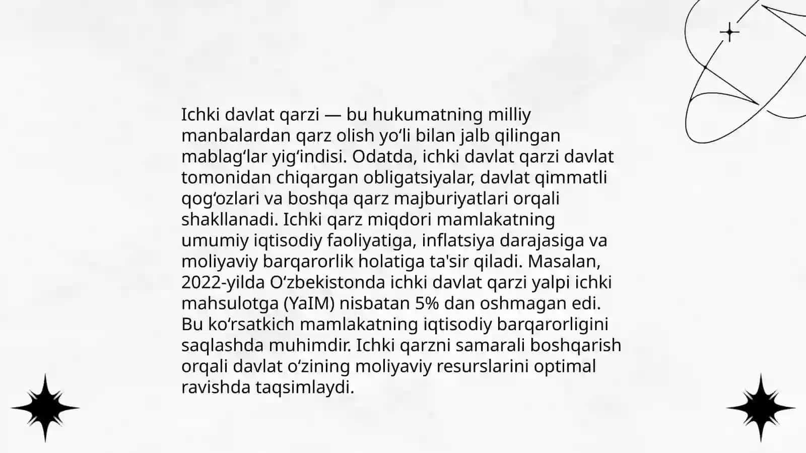 Davlat qarzining turlari 4