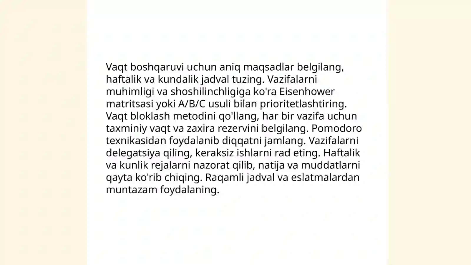 Shaxsiy akademik faoliyat va uni tashkil etish vositalari 4