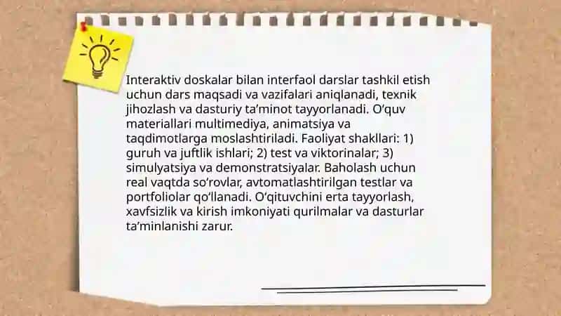 Ta'limda AKT va interaktiv tehnalogiyalardan foydalanish 4