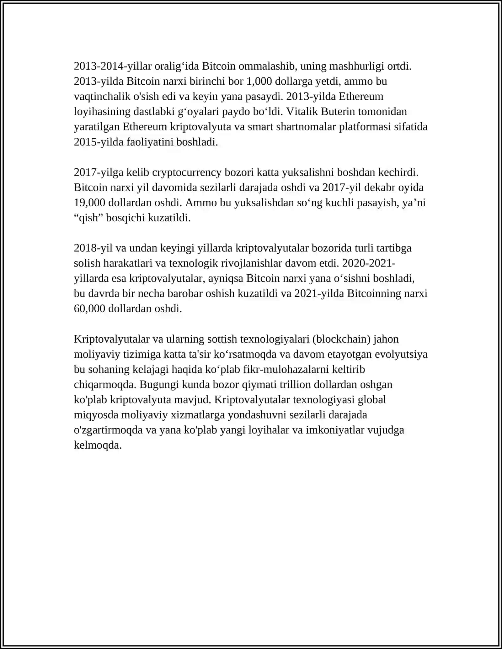 KRIPTOVALYUTALAR VA ULARNING TURLARI 4