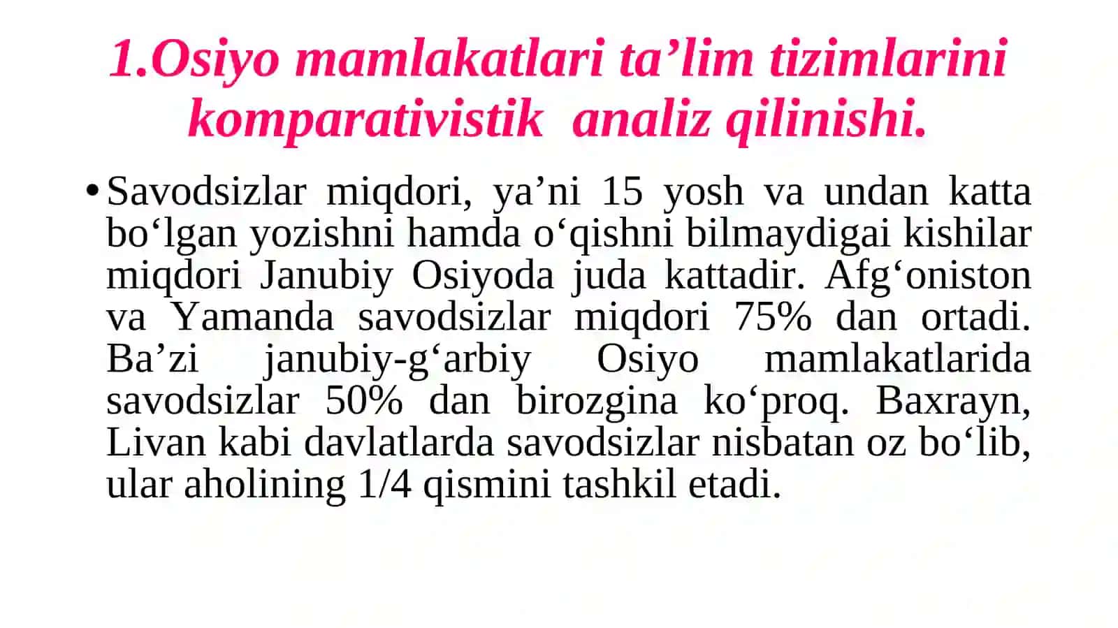 Оsiyo mаmlаkаtlаri tа’lim tizimlаri 4