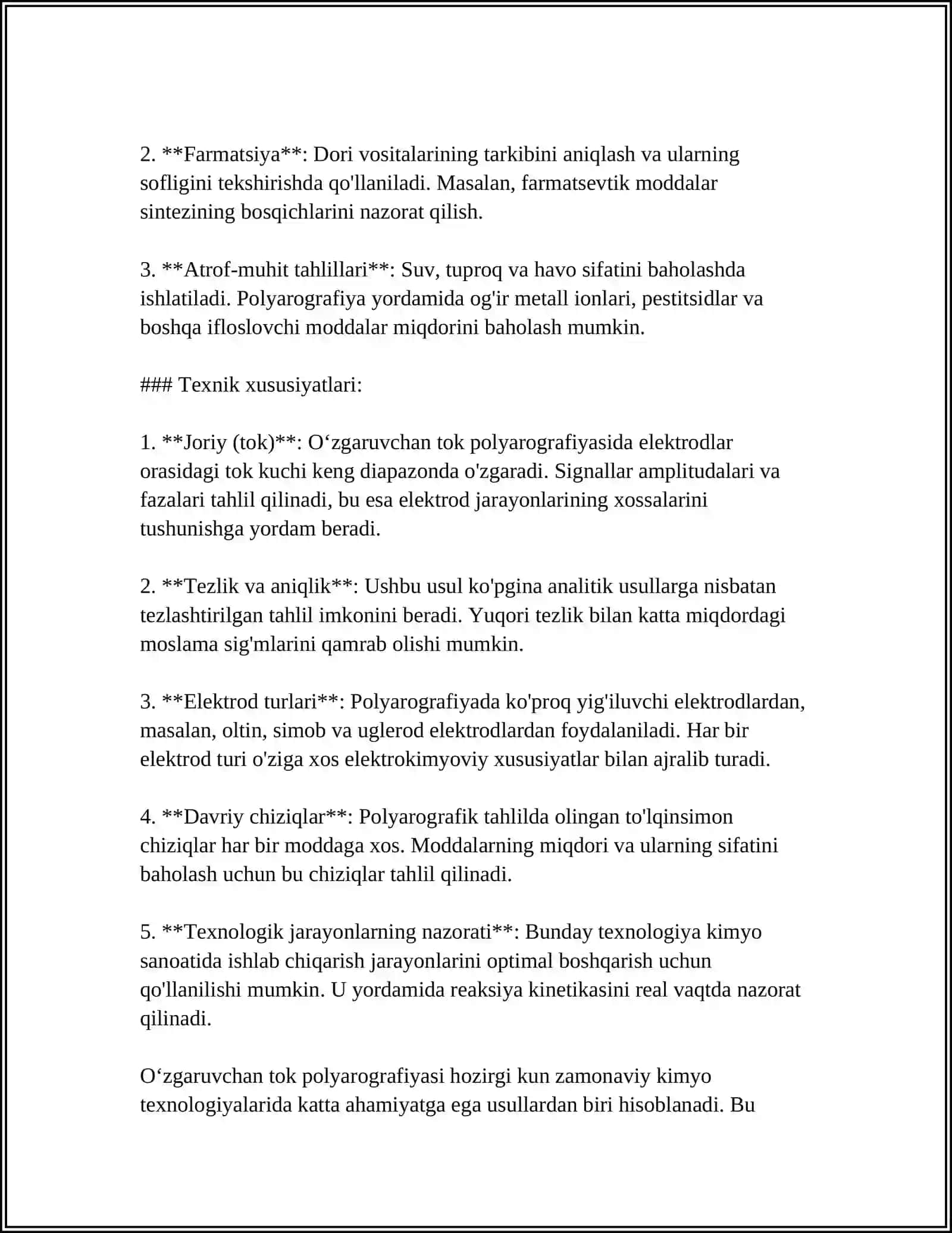 Oʻzgaruvchan tok polyarografiyasi 4