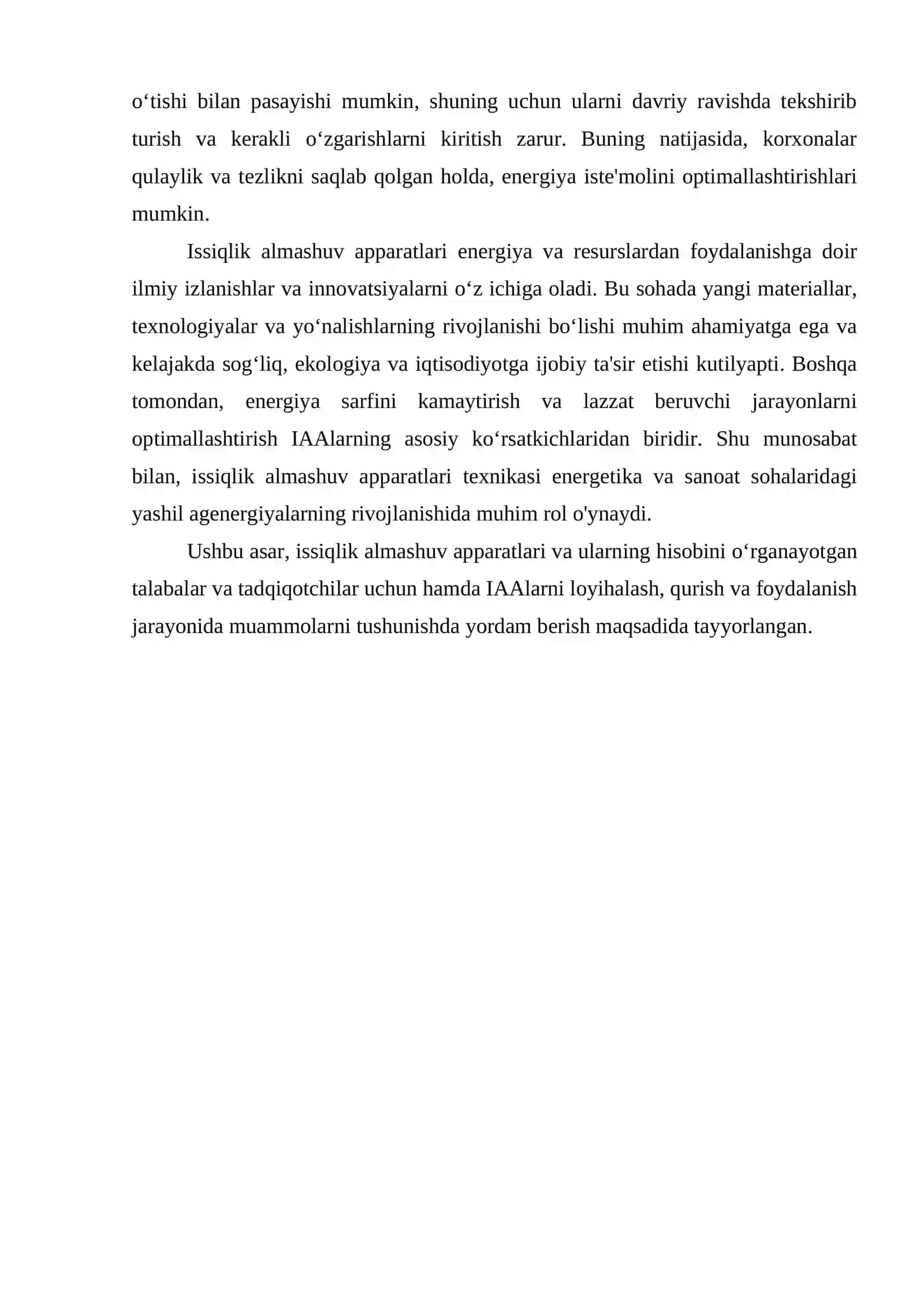 ISSIQLIK ALMASHUV APPARATLARI VA ULARNING HISOBI 4