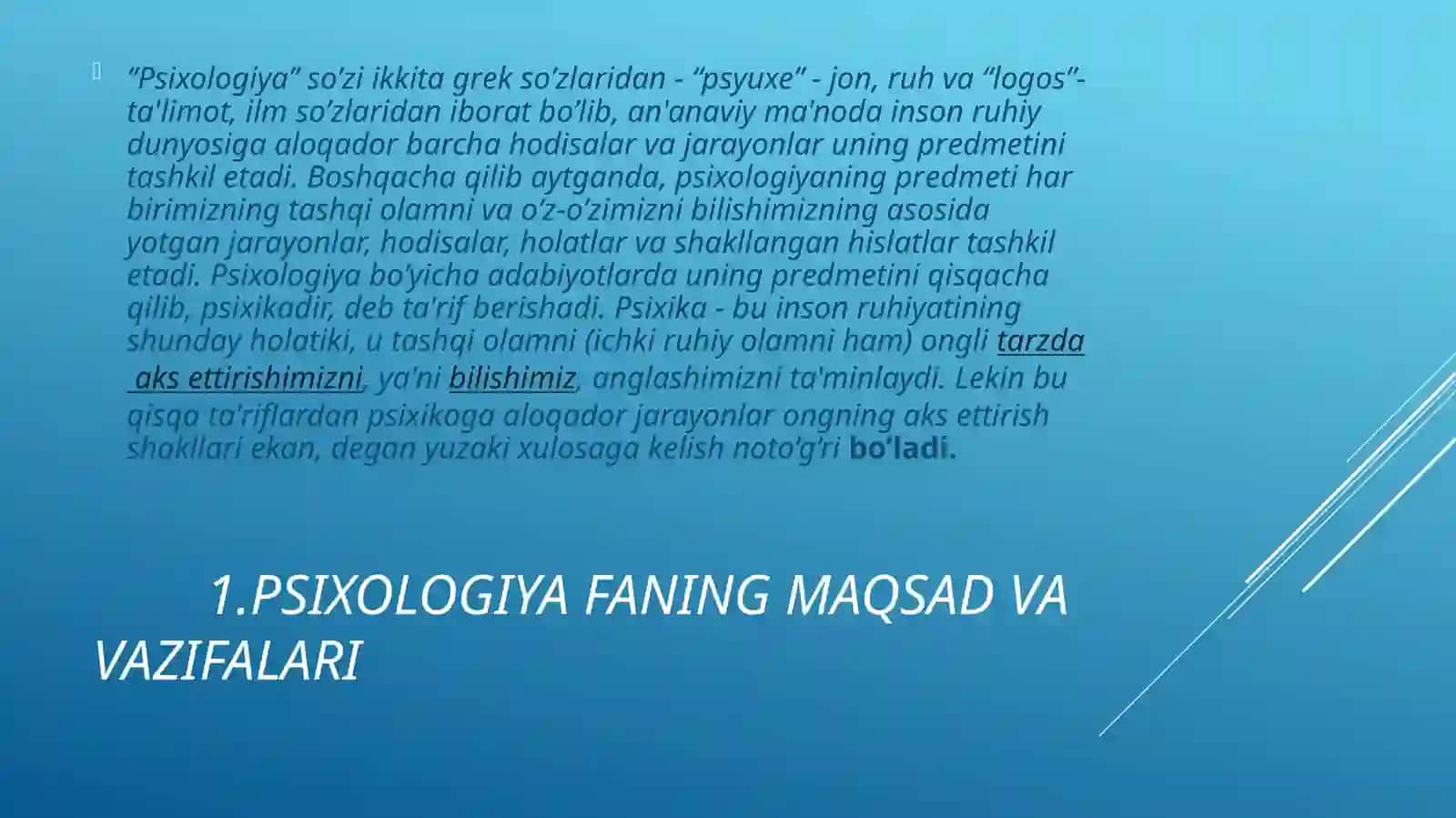 Psixologiyafanidantayyorlagan Mustaqilish 4