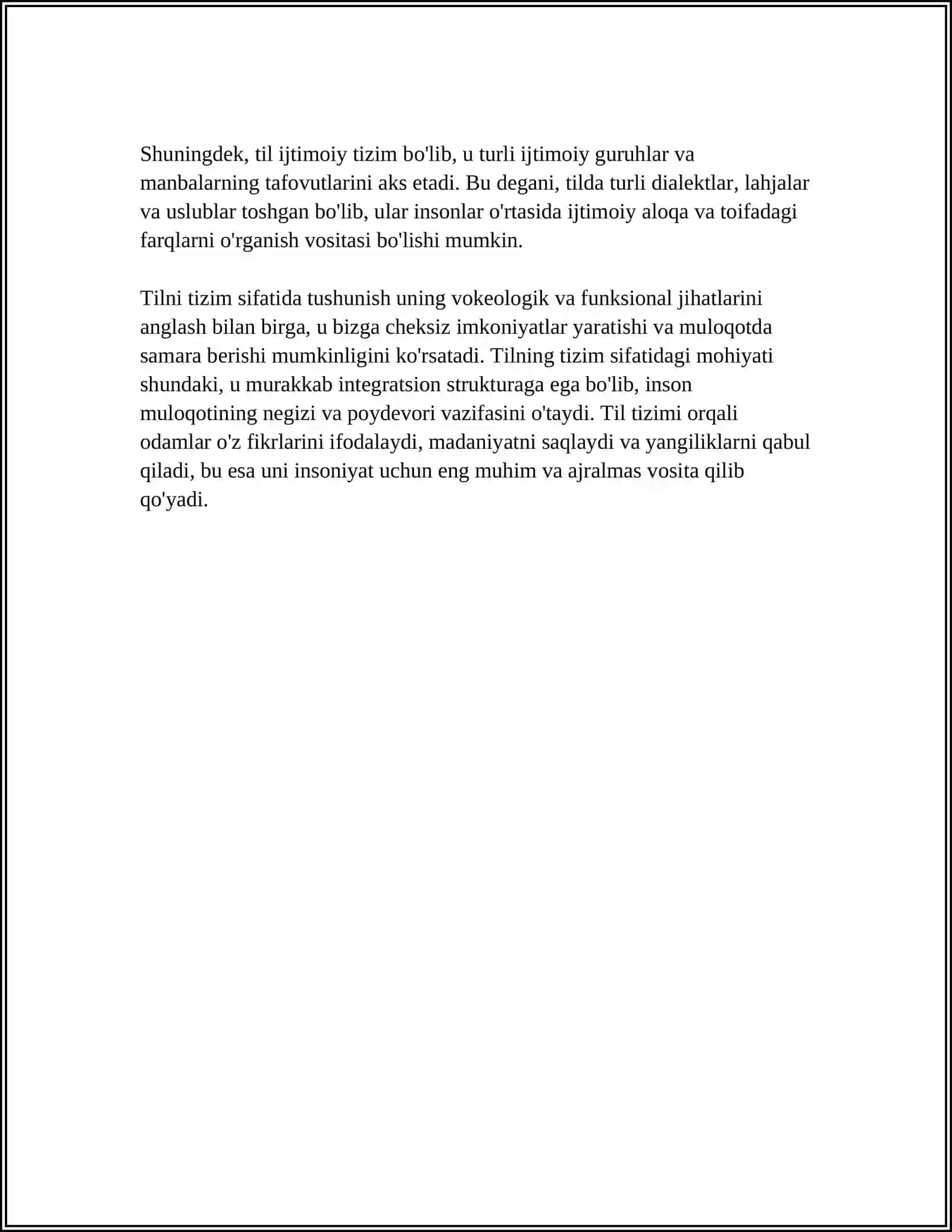 TILNING TIZIM SIFATIDAGI MOHIYATI 4