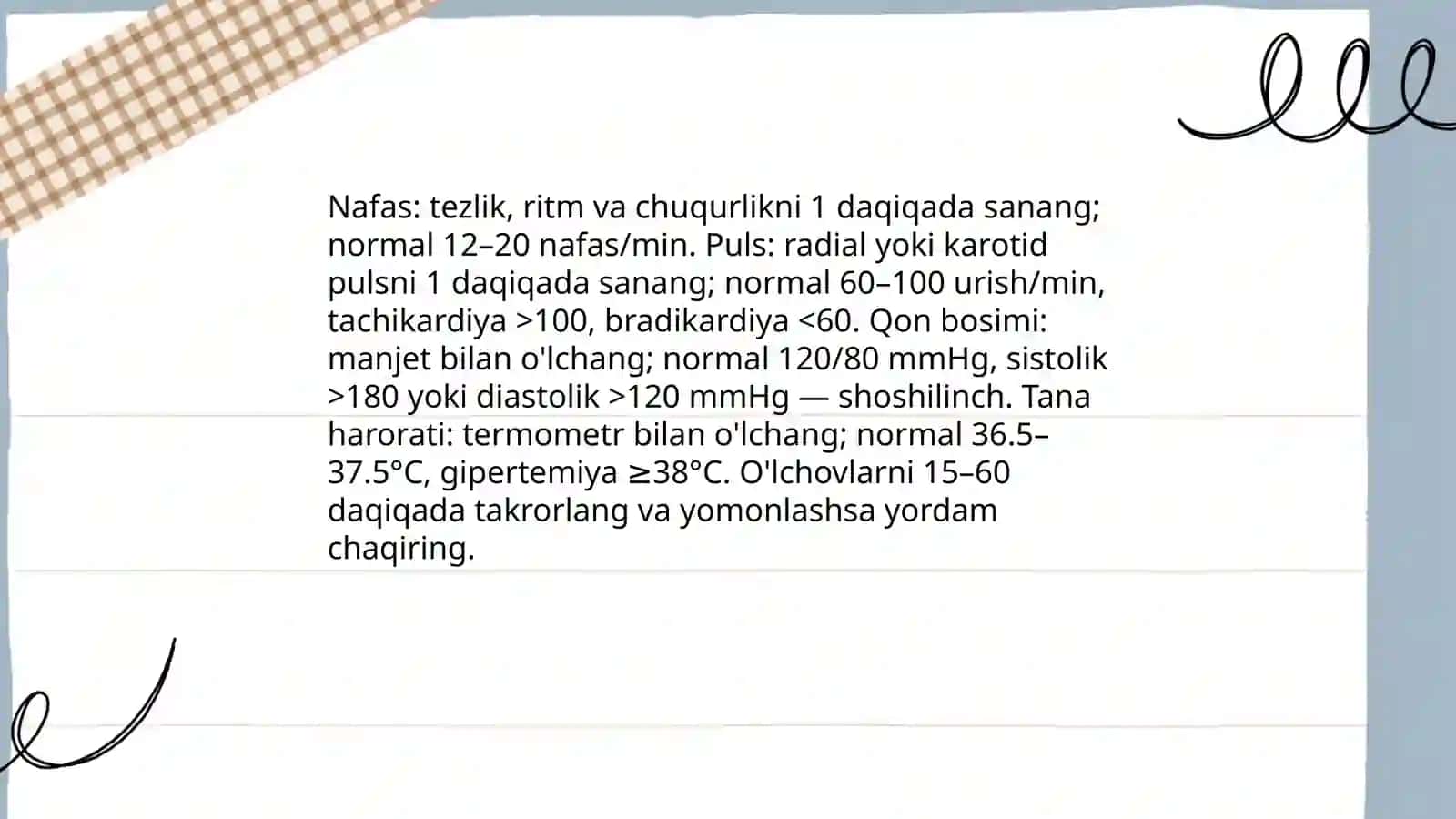 Bezgak hurujida bemorga yordam kõrsatish 4
