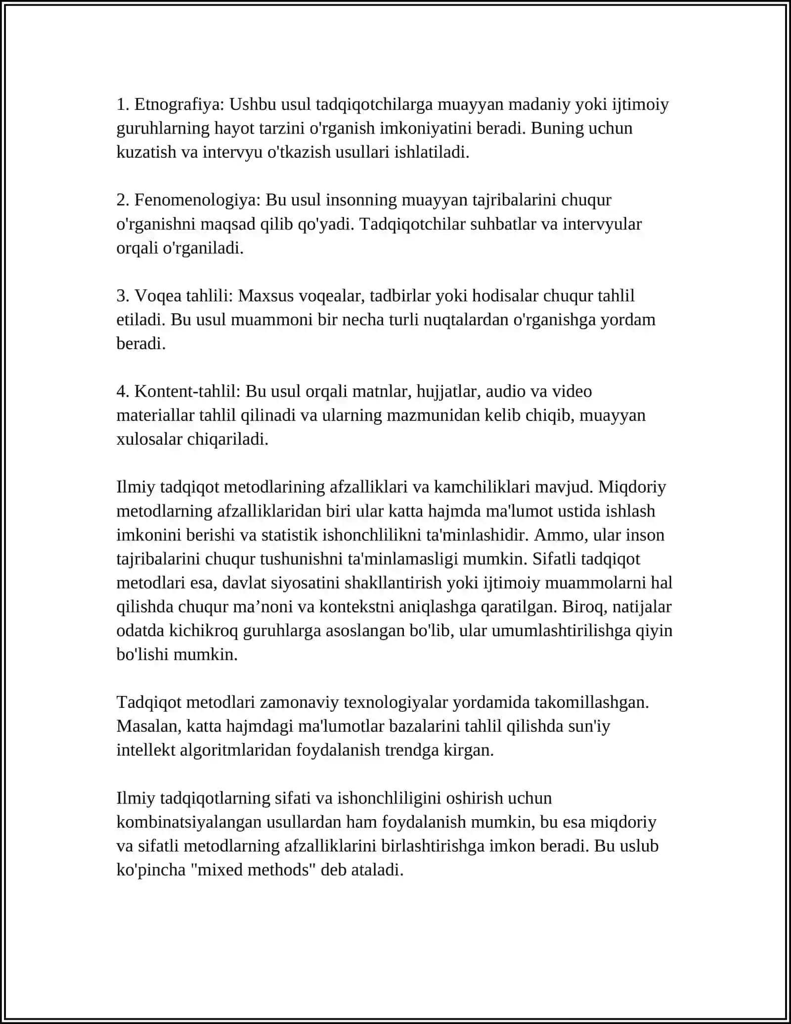 DASTLABKI ILMIY TADQIQOT YOZISH 4