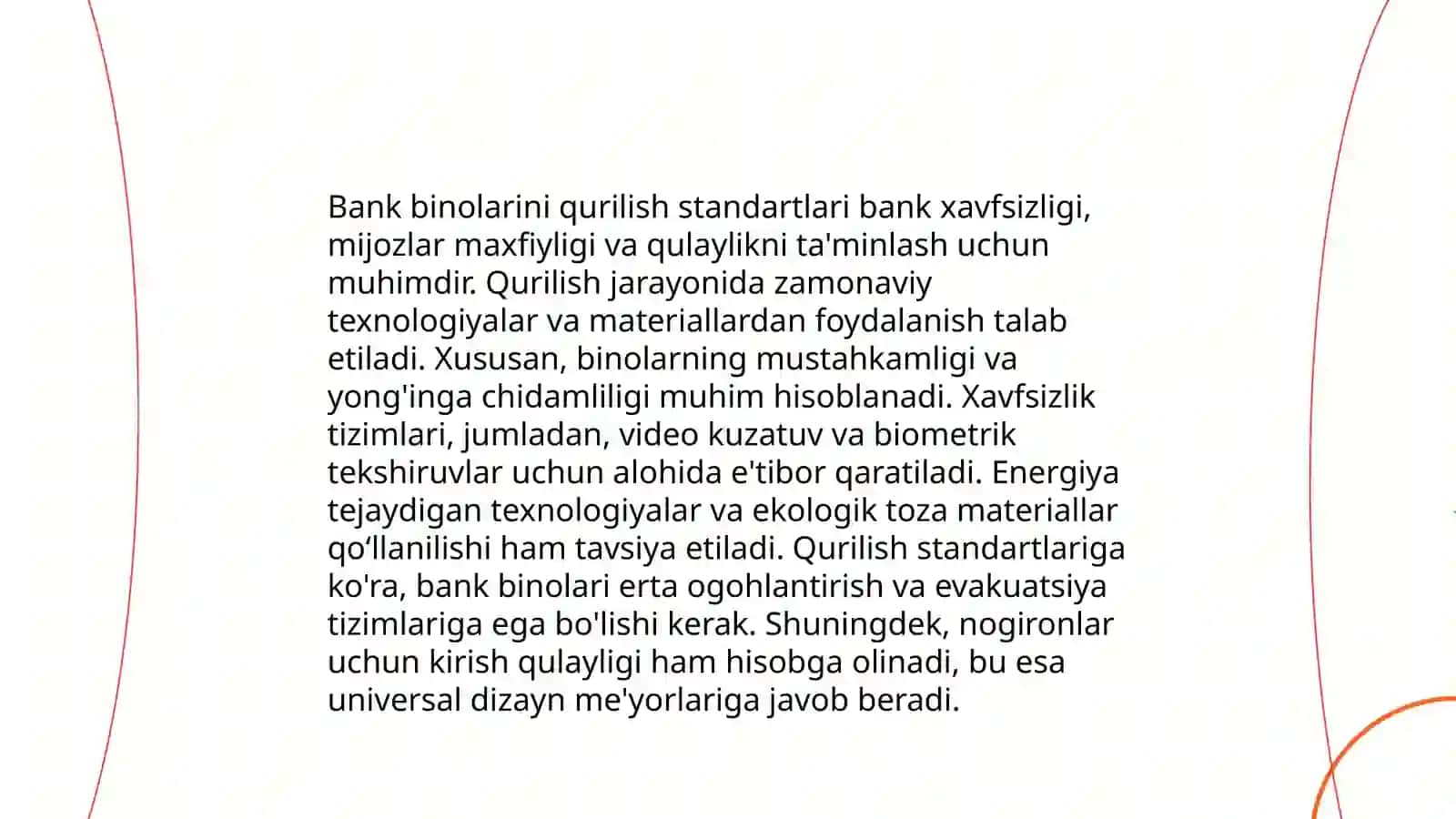 Bank binolarini loyihalash 4
