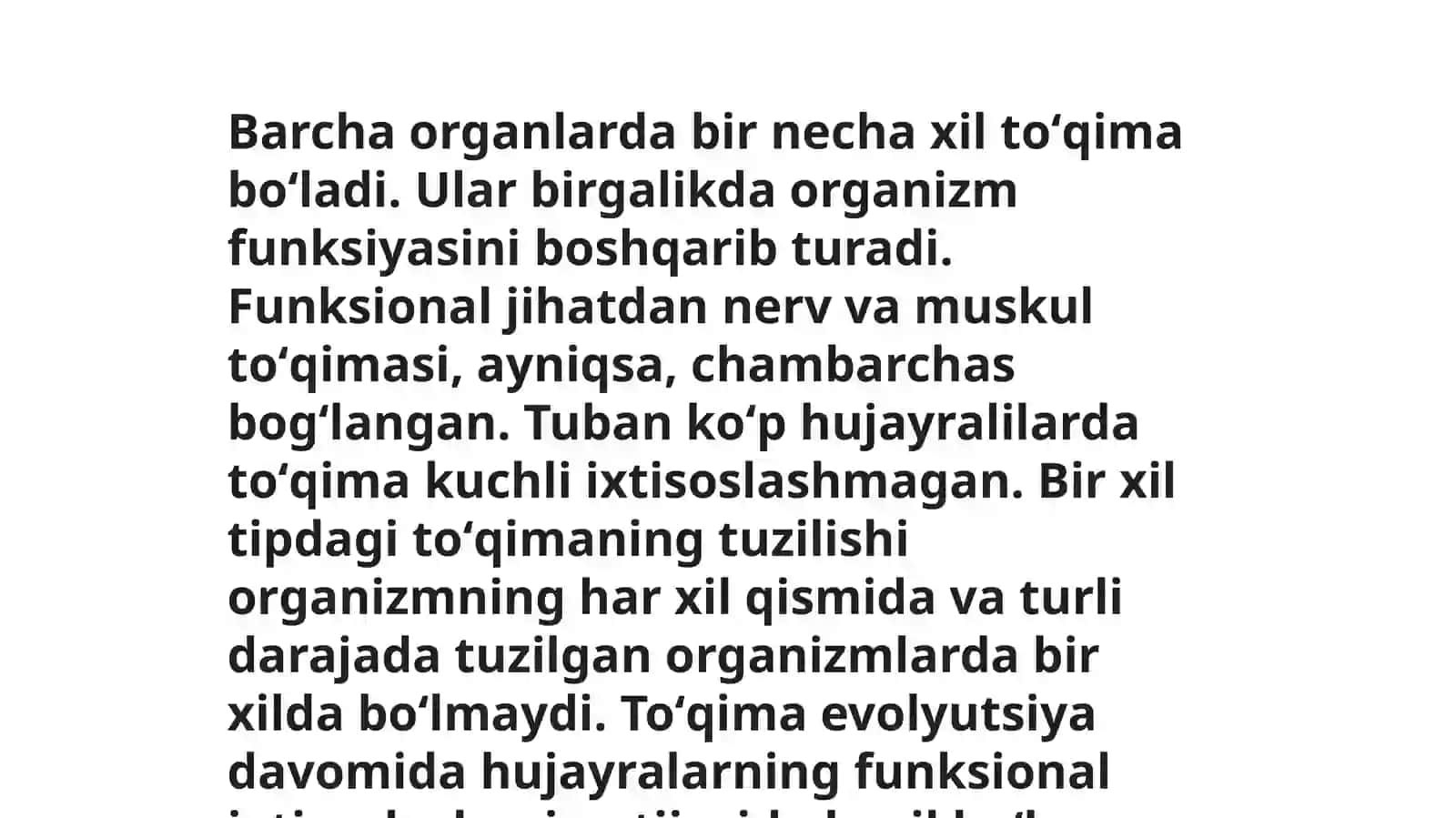 Toʻqima va uning hujayralararomoddasi 4