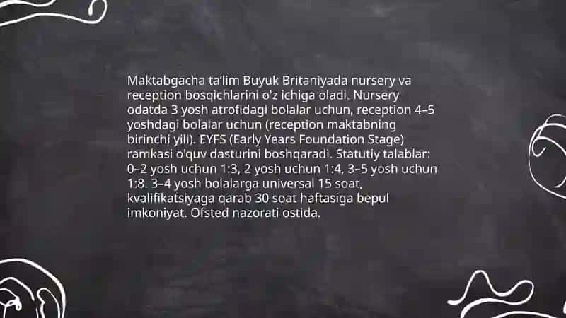 Buyuk Britaniyaning taʼlim tizimi 4