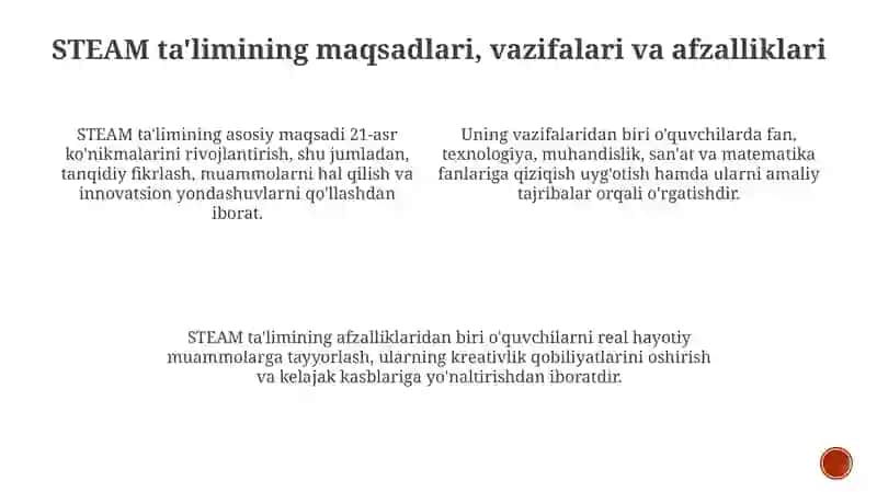 STEAM ta’limi 4