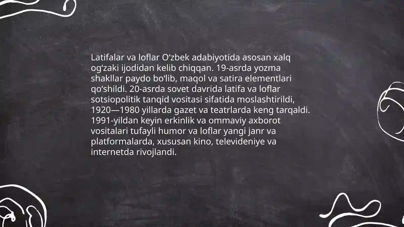 Latifalar va loflar tahlili 4