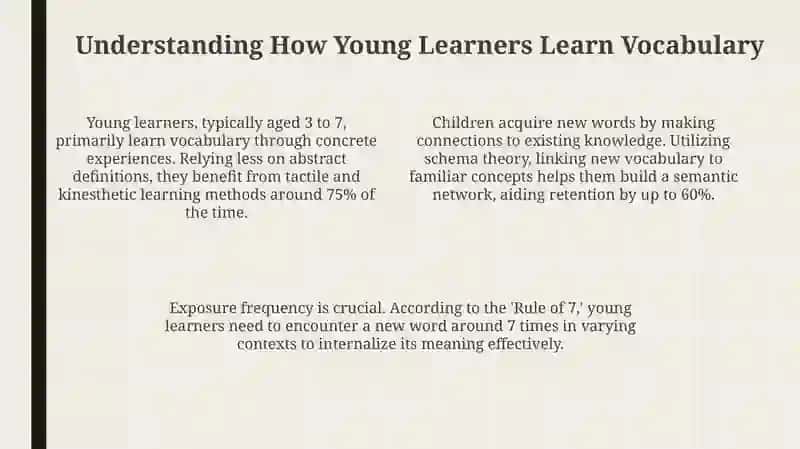 Practical tips for teaching vocabulary to young learners 4