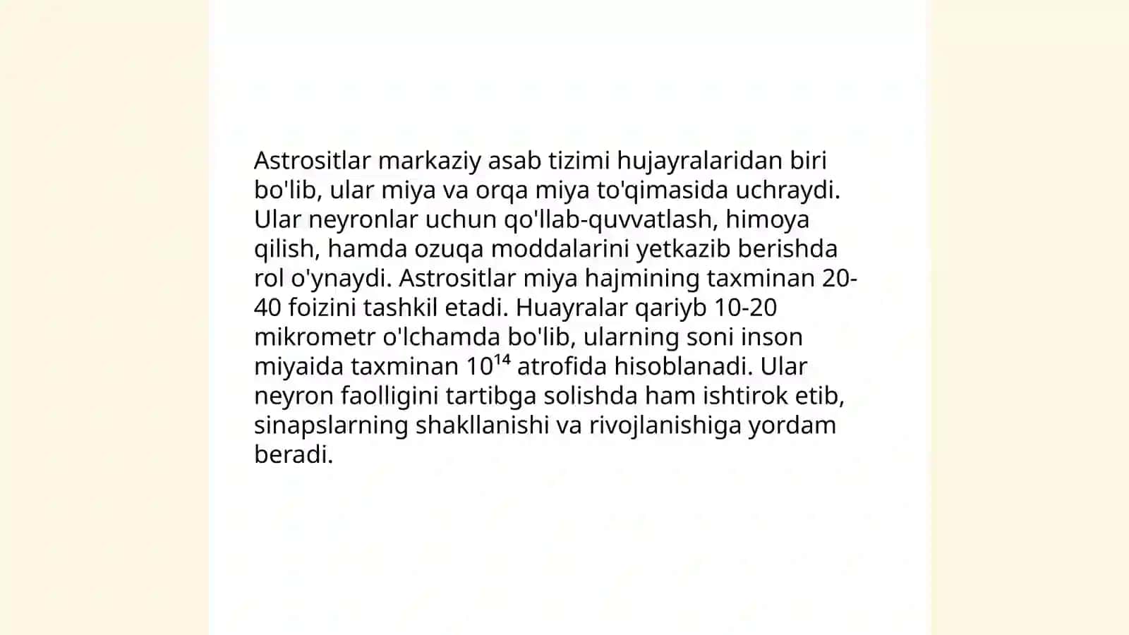 Neyrogliya turlari va tuzilishi 4