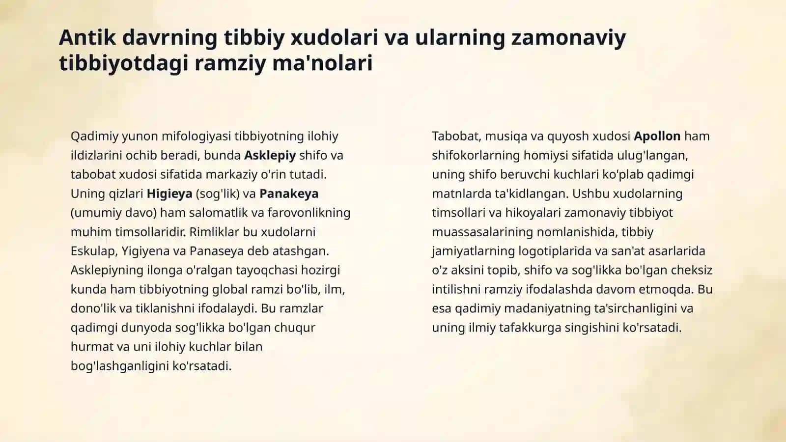 Tibbiyotda lotin-yunon mifologiyalari 4
