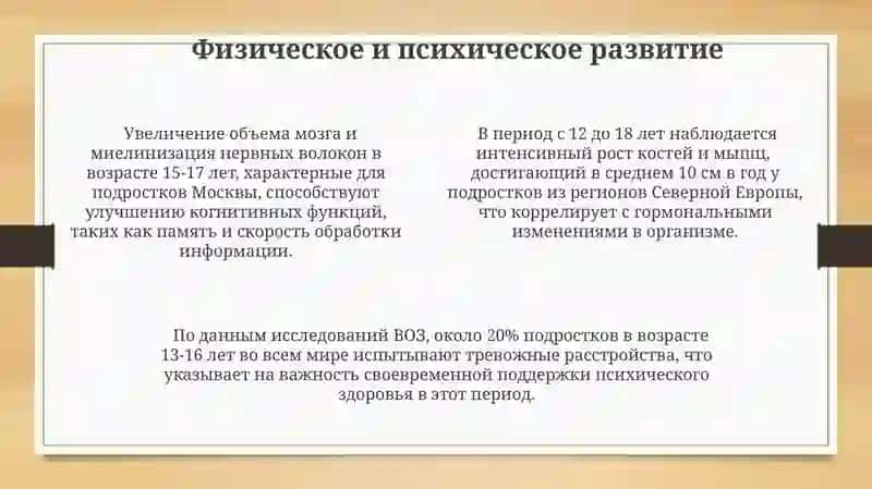 Юношеский возраст 4