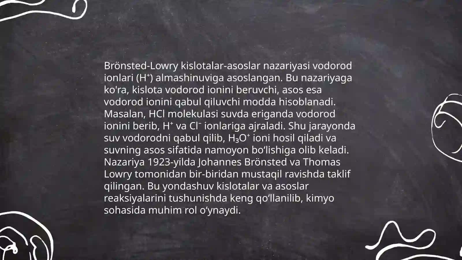 Moddalarning kislota asosli xossalari 4