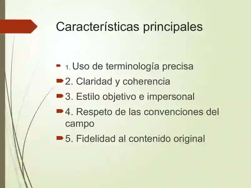 Características de la traducción de textos especializados 4