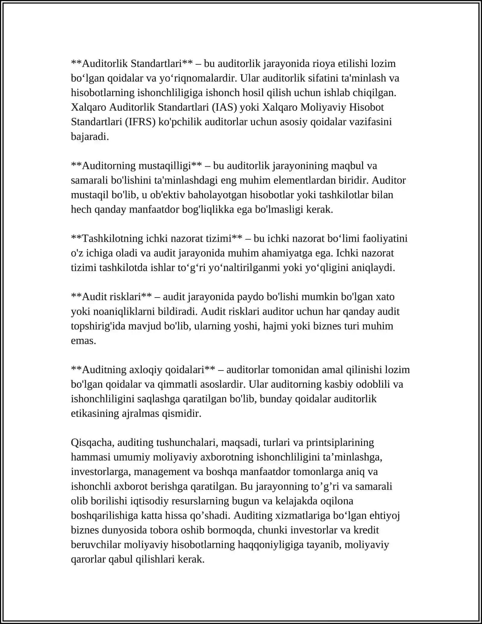AUDITNING MOHIYATI VA RIVOJLANISH TARIXI 4