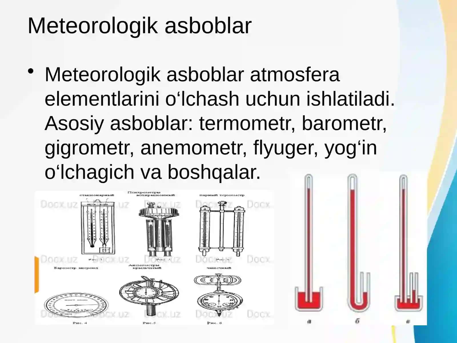 Ob-havoni kuzatishda asboblar va ularning vazifalari 4