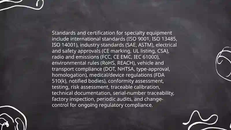 Design and engineering of specialty equipment 4