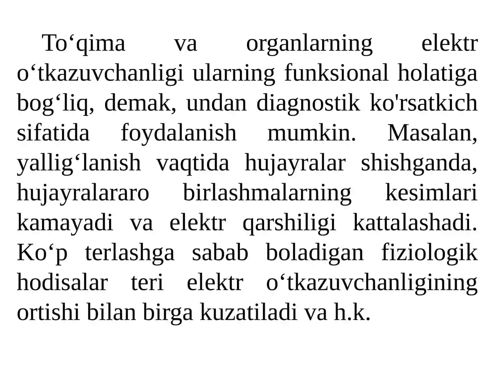 TIRIK ORGANIZMLARDA ELEKTR TOKI TERMIZ– 2020 4