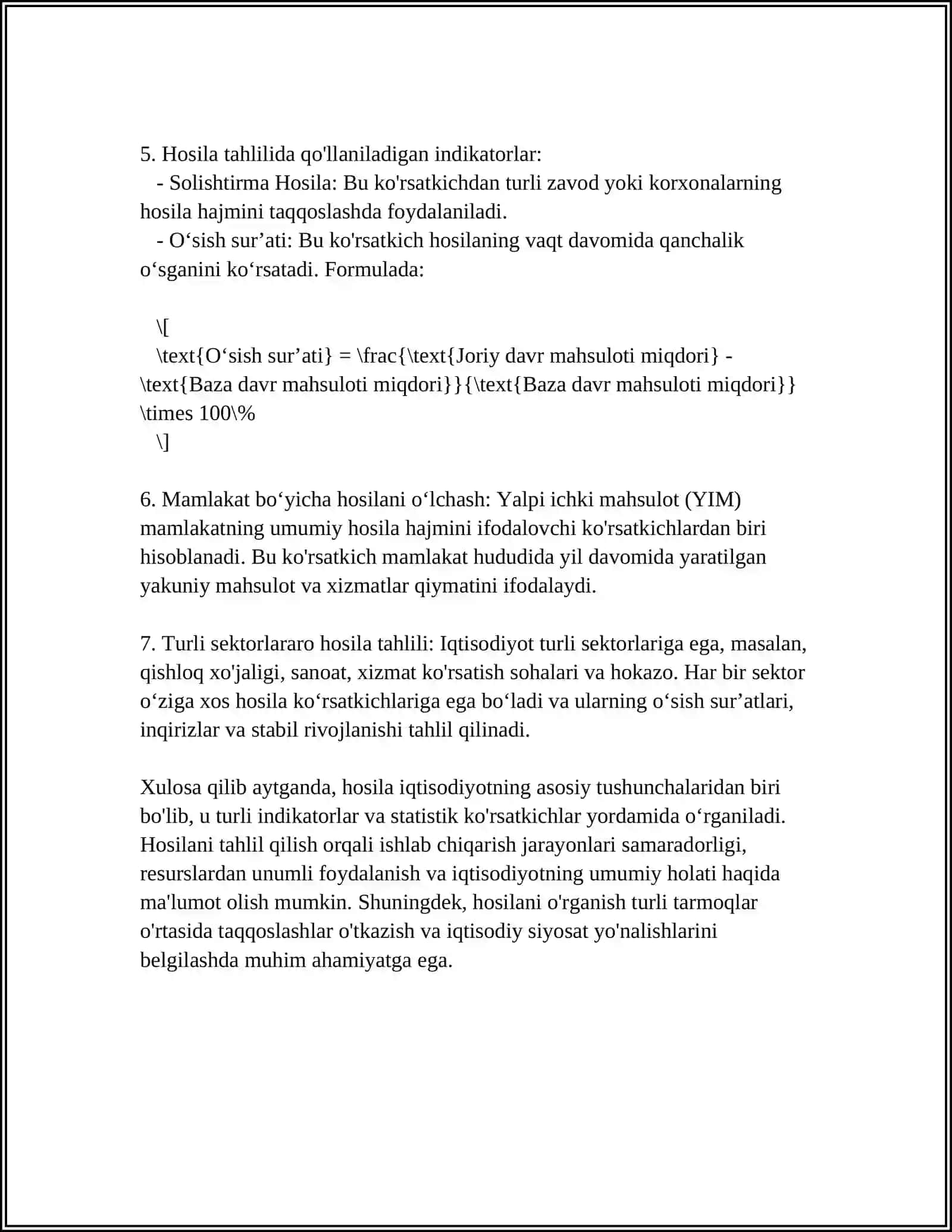 HOSILA 4