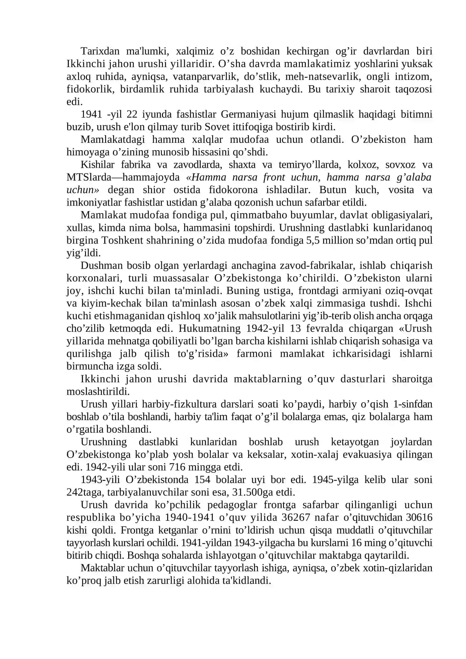 O'ZBEKISTONDA XALQ TA’LIMI 4