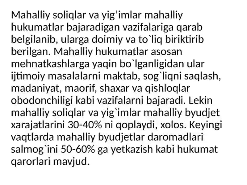 Mahalliy soliq va yigʻimlar 4