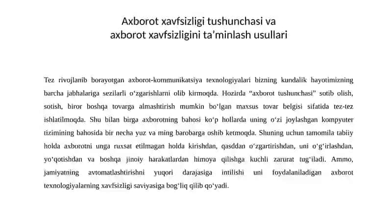 Axborotxavfsizligiasoslari 4