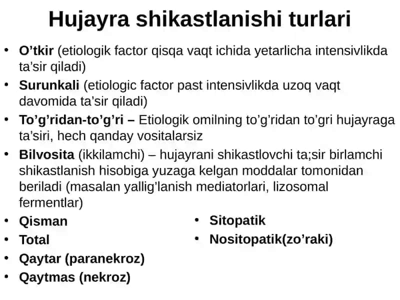 Hujayra Shikastlanishi 4