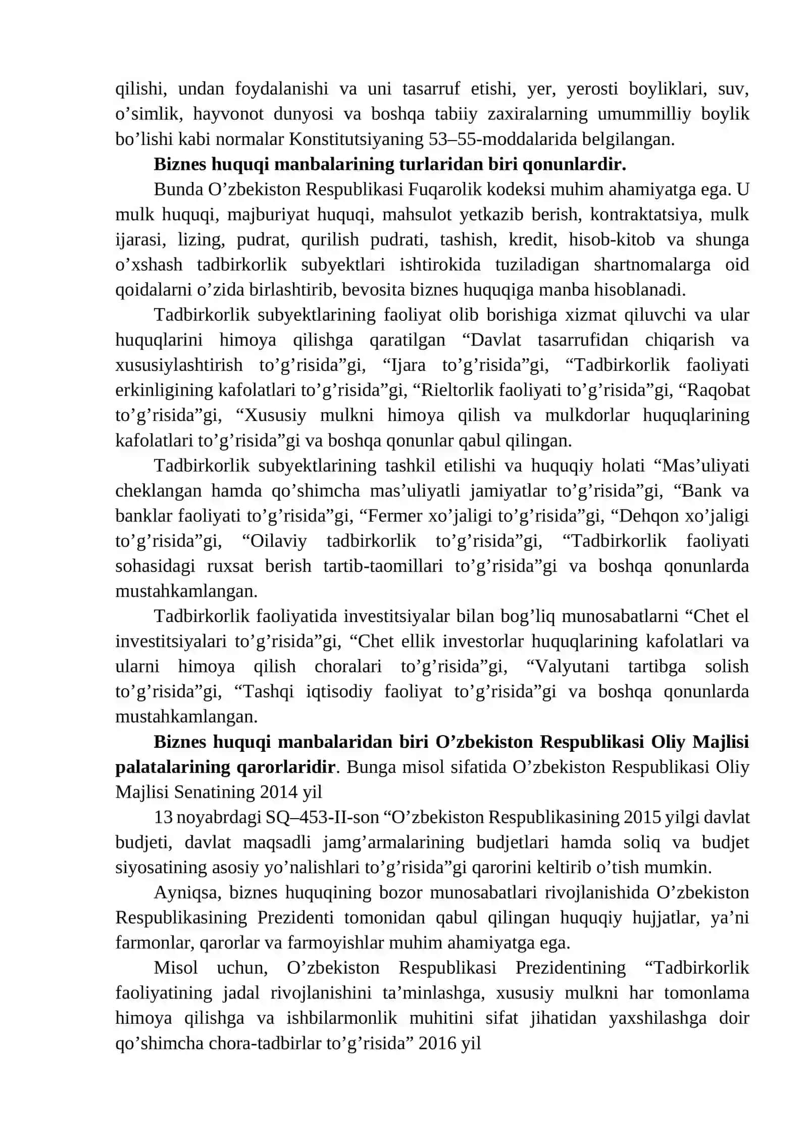 Biznes huquqi va prinsiplar 4