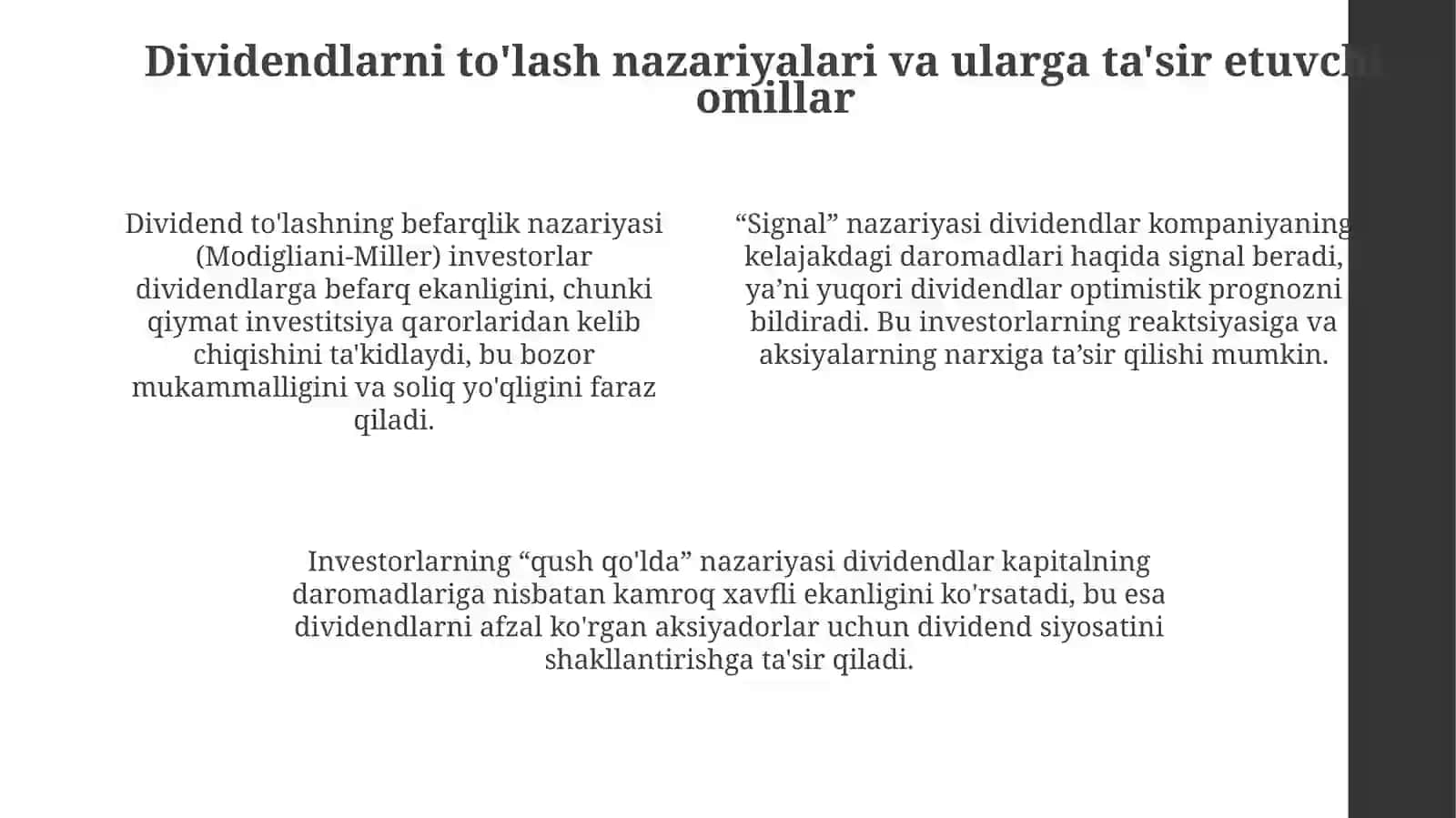 DIVIDENTSIYOSATI 4