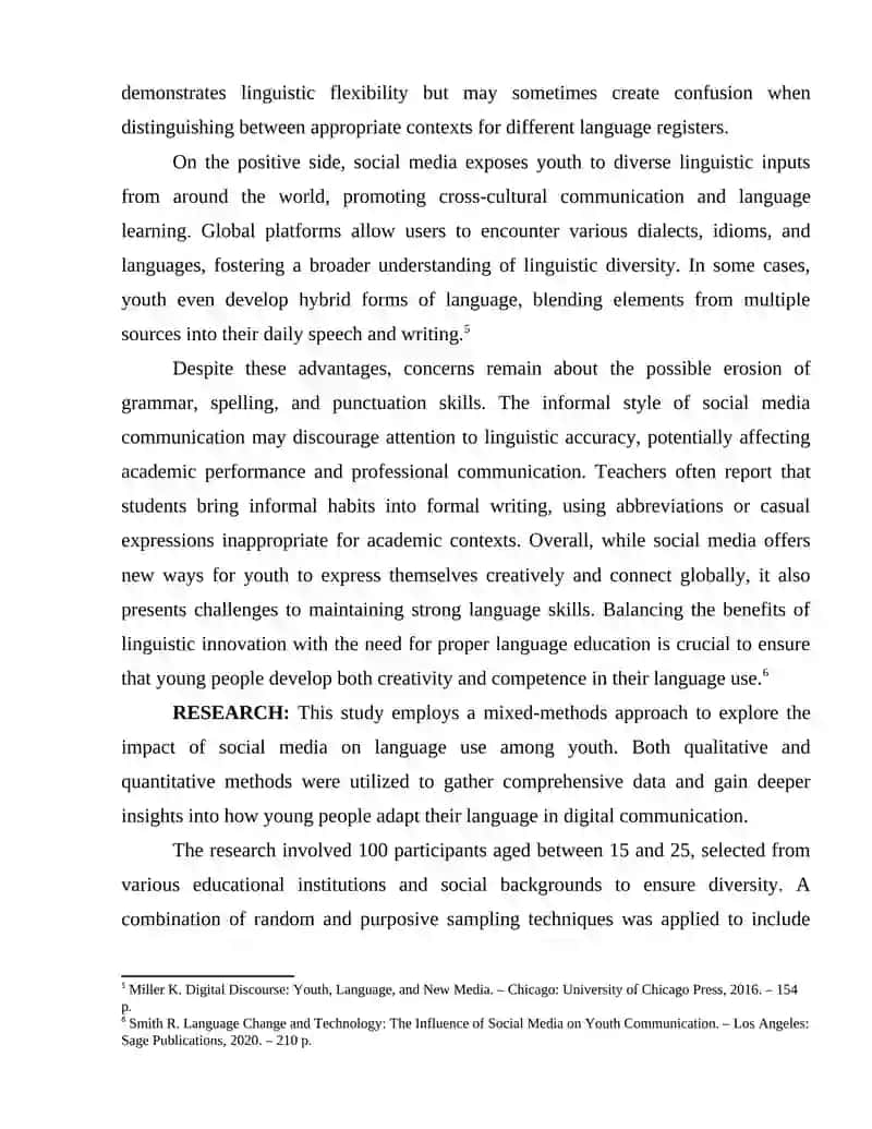 The Impact of Social Media on Language Use Among Youth 4